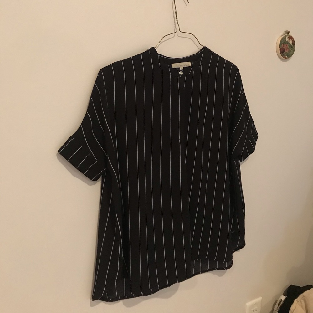 Monk&Lou oversized pebble shirt